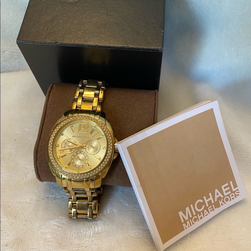 ⌚️😍MICHAEL KORS Gold-tone Ladies Watch